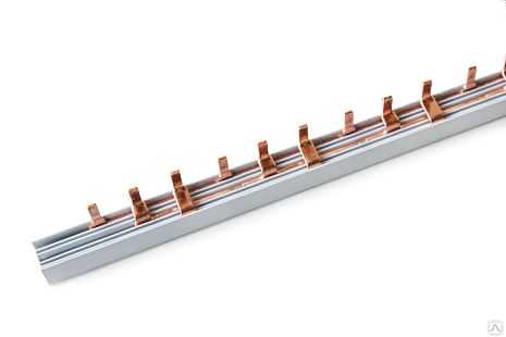 Шина соединительная 1П 100A FORK (вилка) 1 м TDM